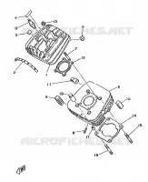 CULASSE pour Yamaha DT125MX de 1986