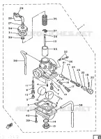 CARBURATEUR pour Yamaha DT125MX de 1986