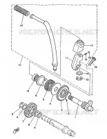 DEMARREUR pour Yamaha DT125MX de 1986