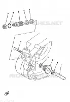 ENGRENAGE DE COMPTE TOURS pour Yamaha DT125MX de 1986