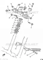DIRECTION pour Yamaha DT125MX de 1986