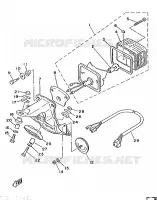 FEU ARRIERE pour Yamaha DT125MX de 1986