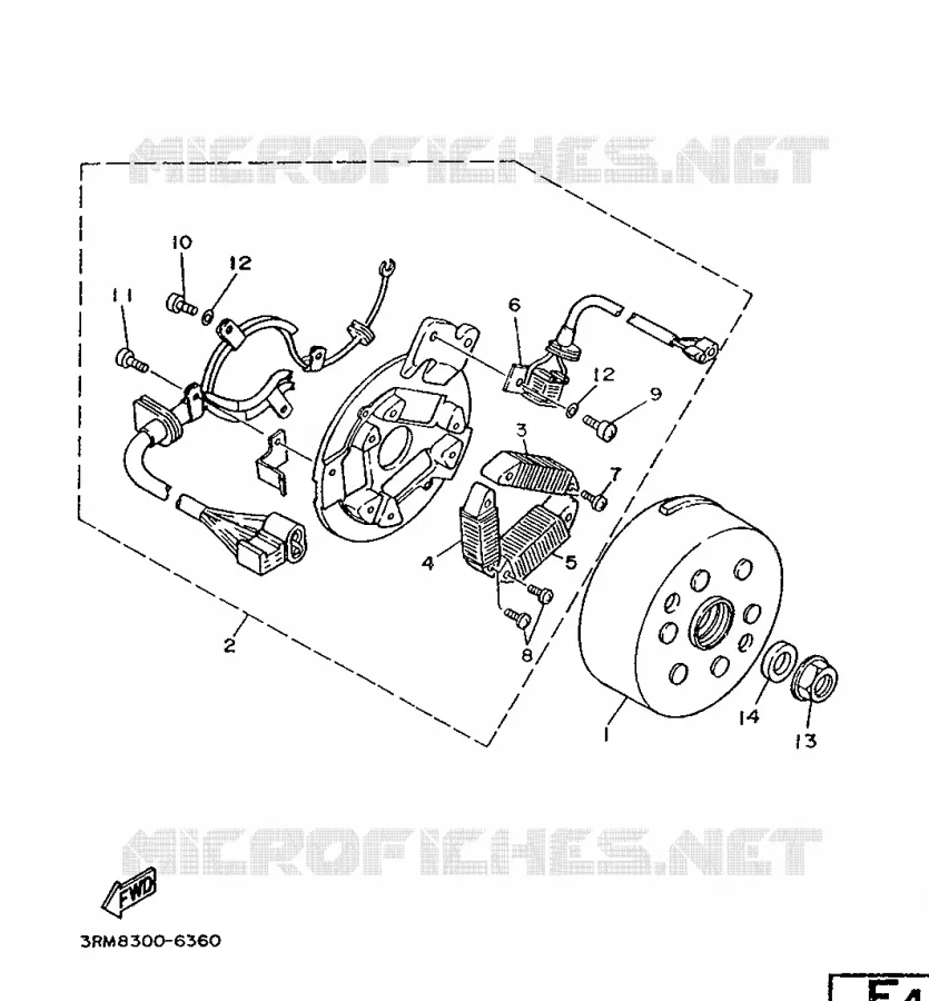 ALLUMAGE Yamaha MOTO 125 1996 DTR  DT125R
