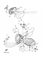 ECHAPPEMENT pour Yamaha XV535 de 2001