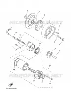 EMBRAYAGE DE DEMARREUR pour Yamaha XV535 de 2001