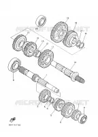 TRANSMISSION pour Yamaha XV535 de 2001