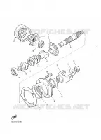 TRANSMISSION INTERMEDIAIRE pour Yamaha XV535 de 2001