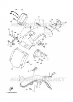 GARDE BOUE pour Yamaha XV535 de 2001