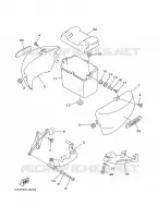 COUVERCLE LATERAL pour Yamaha XV535 de 2001