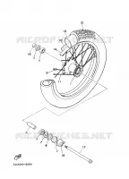 ROUE AVANT pour Yamaha XV535 de 2001
