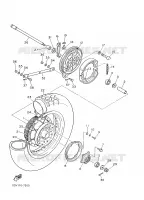 ROUE ARRIERE pour Yamaha XV535 de 2001