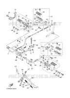 SUPPORT / REPOSE PIEDS pour Yamaha XV535 de 2001