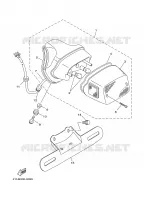 FEU ARRIERE pour Yamaha XV535 de 2001