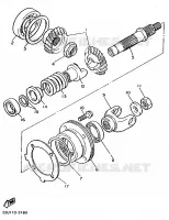 TRANSMISSION INTERMEDIAIRE pour Yamaha XV535 (UP) de 1995