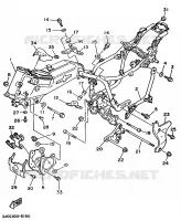 CADRE pour Yamaha XV535 (UP) de 1995