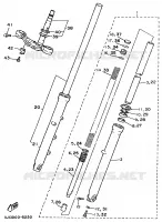 FOURCHE pour Yamaha XV535 (UP) de 1995