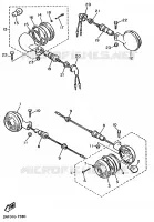 CLIGNOTANT pour Yamaha XV535 (UP) de 1995