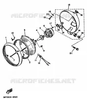 PHARE  pour Yamaha XV535 (UP) de 1995