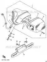 FEU ARRIERE pour Yamaha XV535 (UP) de 1995