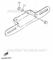 ALTERNATIVE FEU ARRIERE   GRECE pour Yamaha XV535 (UP) de 1995