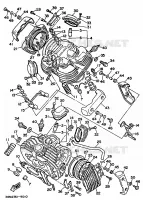 CULASSE pour Yamaha XV535S de 1994