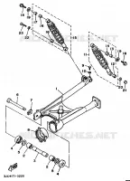 BRAS OSCILLANT / AMORTISSEUR pour Yamaha XV535S de 1994