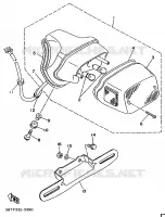 FEU ARRIERE pour Yamaha XV535S de 1994