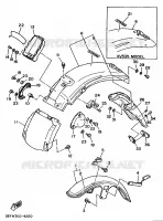 GARDE BOUE pour Yamaha XV535S de 1994