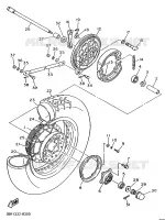 ROUE ARRIERE pour Yamaha XV535S de 1994