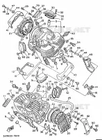 CULASSE pour Yamaha XV535S de 1995