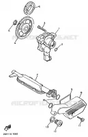 POMPE A HUILE pour Yamaha XV535S de 1995
