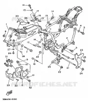 CADRE pour Yamaha XV535S de 1995