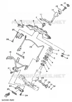 DIRECTION pour Yamaha XV535S de 1995