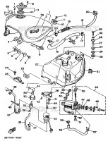 RESERVOIR A ESSENCE pour Yamaha XV535S de 1995