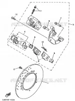 ETRIER DE FREIN AVANT pour Yamaha XV535S de 1995
