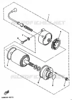 DEMARREUR pour Yamaha XV535S de 1995