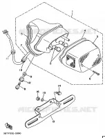 FEU ARRIERE pour Yamaha XV535S de 1995