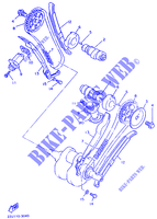 ARBRE A CAMES / CHAINE DE DISTRIBUTION pour Yamaha XV535S (FLAT) de 1994
