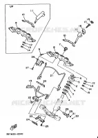 DIRECTION pour Yamaha XV535S (FLAT) de 1994