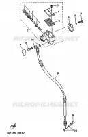 MAITRE CYLINDRE AVANT pour Yamaha XV535S (FLAT) de 1994