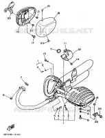 ECHAPPEMENT pour Yamaha XV535S (UP) de 1995