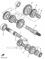 TRANSMISSION pour Yamaha XV535S (UP) de 1995
