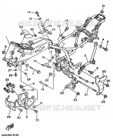 CADRE pour Yamaha XV535S (UP) de 1995