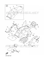 GARDE BOUE pour Yamaha XVS650 de 1997