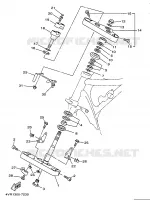DIRECTION pour Yamaha XVS650 de 1997