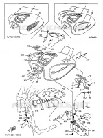 RESERVOIR A ESSENCE pour Yamaha XVS650 de 1997