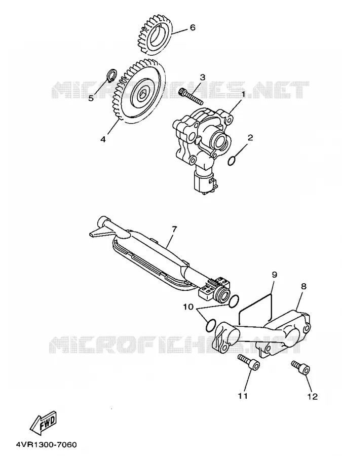 POMPE A HUILE Yamaha MOTO 650 1997 DRAGSTAR  XVS650