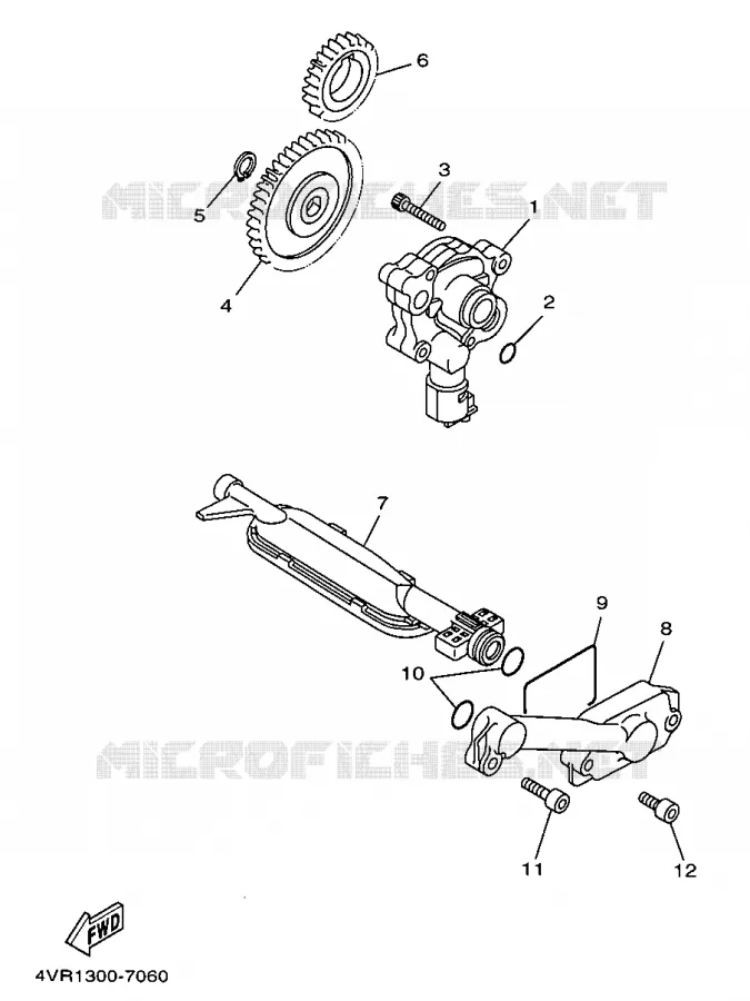 POMPE A HUILE Yamaha MOTO 650 1997 DRAGSTAR  XVS650