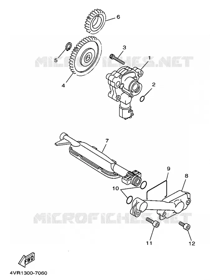 POMPE A HUILE Yamaha MOTO 650 1997 DRAGSTAR  XVS650