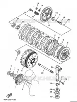 EMBRAYAGE DE DEMARREUR pour Yamaha XVS650 de 1999